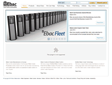 Tablet Screenshot of ebacwatercoolers.com